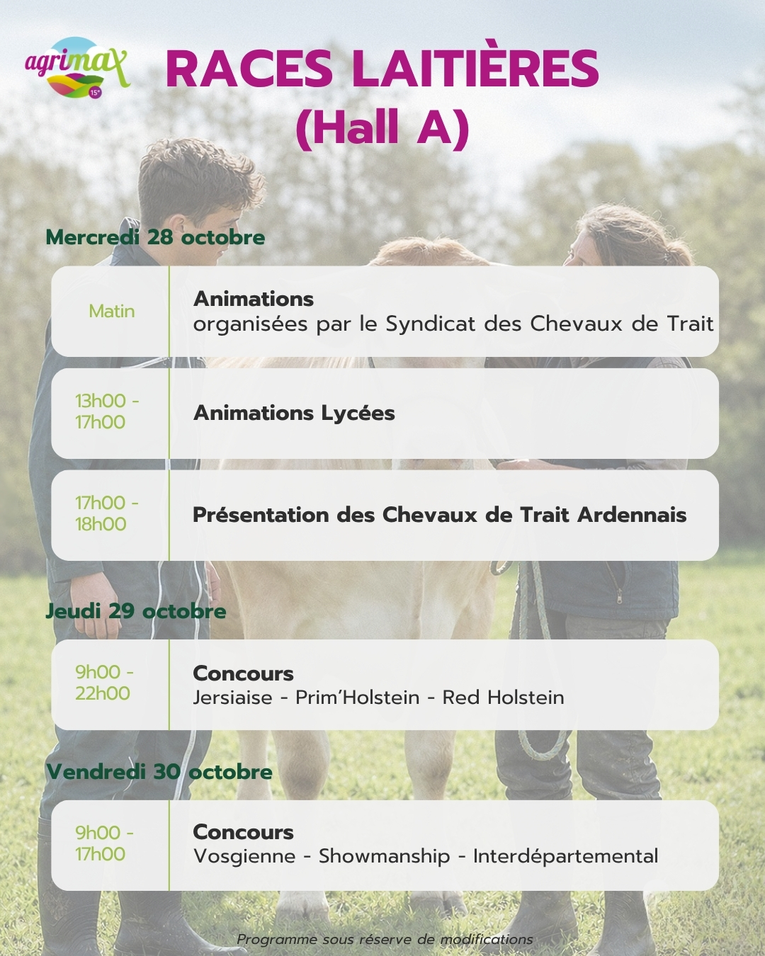 Programme laitières